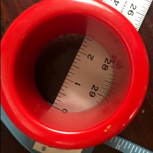 Rockabilly Red Massive Statement Bracelet - Picture 6 of 8